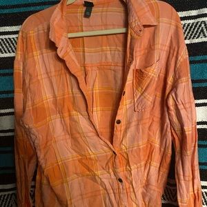 Orange flannel